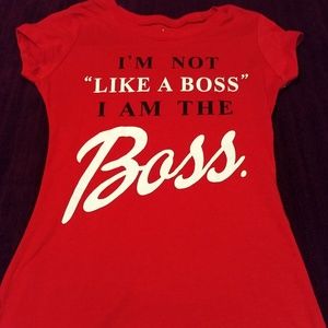 Nwt  like a boss tee